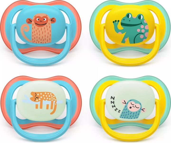 Immagine prodotto Philips Avent Pacifier für Tag und Nacht (4 x, a partire da 18 m.)