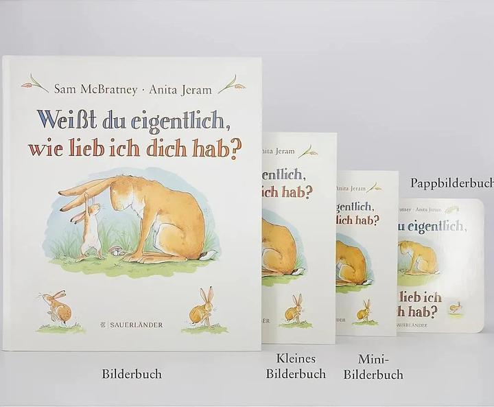 Actual product image Weisst du eigentlich, wie lieb ich dich hab? (German, Sam McBratney, 2016)