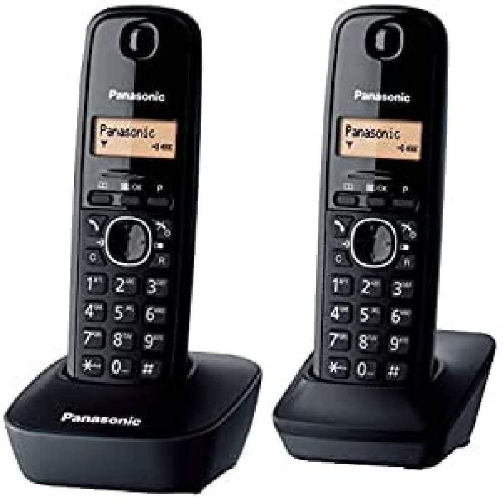 Panasonic KX-TG1612FXH Cordless phones, Black, Telefon, Schwarz