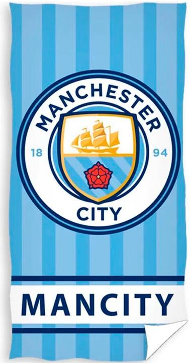BrandMac Manchester City cotton beah towel (150 x 75 cm)