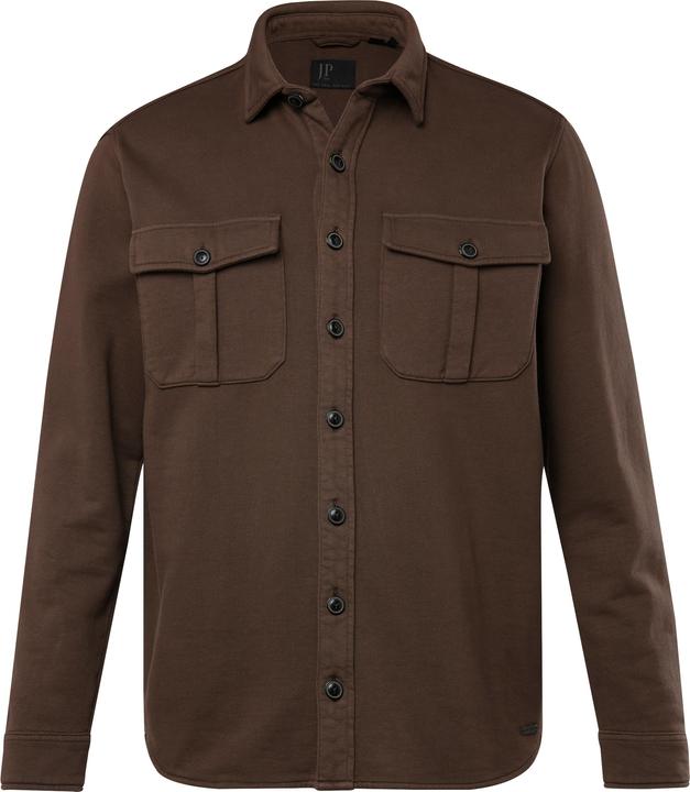 Produktbild JP1880 Hemd, Overshirt, Sweat, Vintage-Look, Langarm, Kentkragen (3XL)