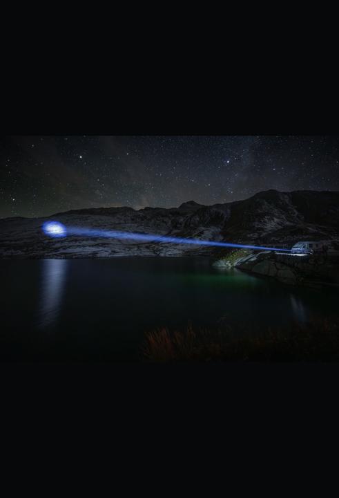 Produktbild Nordride Taschenlampe LED Spot Long Range R, 1100 Lumen, IP65, USB-C (21.90 cm, 1100 lm)