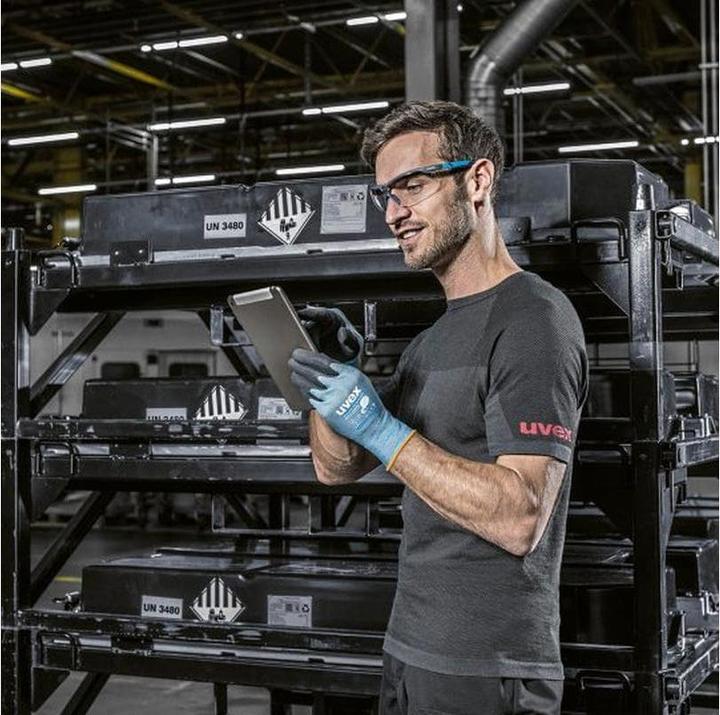 Produktbild Uvex Safety Mechanikerhandschuh Phynomic AirLite B ESD, Blau (6)