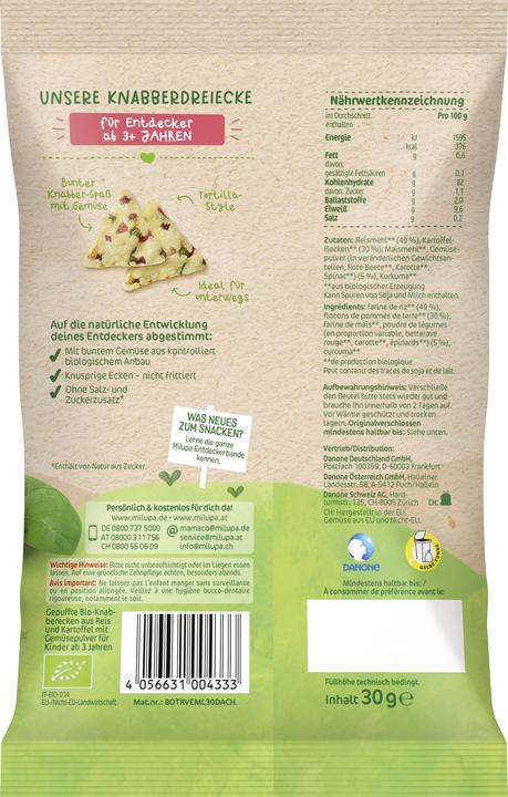 Produktbild Milupa Bio Knabberecken (30 g)