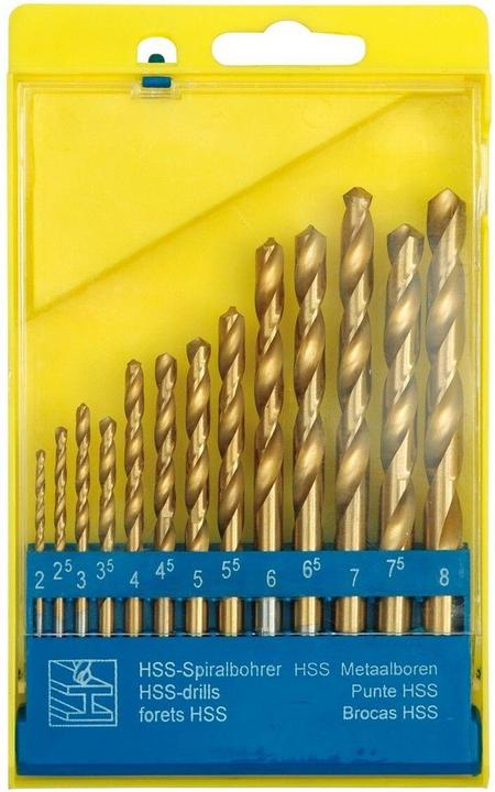 Actual product image Toya Set of metal drills 13 pcs. titanium (2.0 - 8.0 mm)