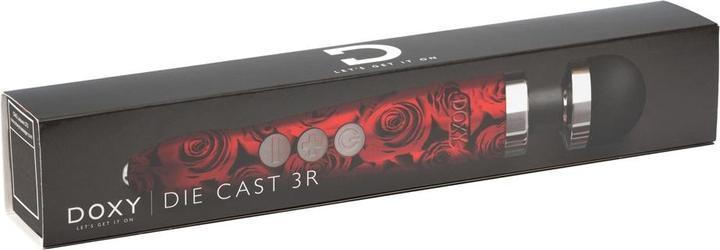 Produktbild Doxy Die Cast 3R Rechargeable Wand Massager Rose Pattern