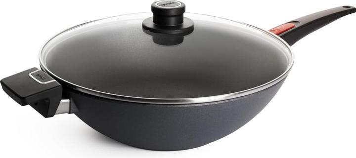 Produktbild Woll Diamond Lite Guss-Wok-und Rührpfanne mit Deckel Ø 34 cm (Gusseisen, 34 x 11 cm)