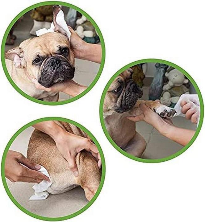 Produktbild Croci Gills Zitronengras Reinigungstuch für Hunde (Hund)