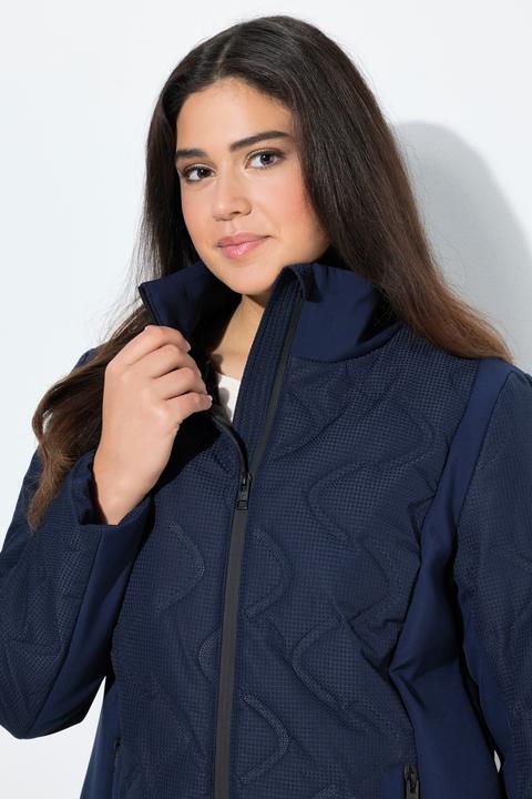 Produktbild Ulla Popken HYPRAR Laserstepp-Jacke, Softshell-Einsätze, Kapuze (42, 44)