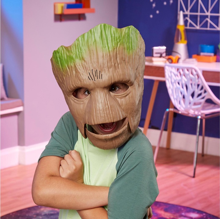 Image du produit Hasbro Masque de jeu de rôle Groot des Gardiens de la Galaxie Vol. 3, masque Groot parlant, masque de