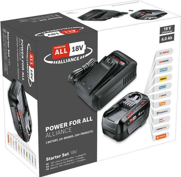 Image du produit Bosch Home & Garden Kit de démarrage 4Ah (18 V)