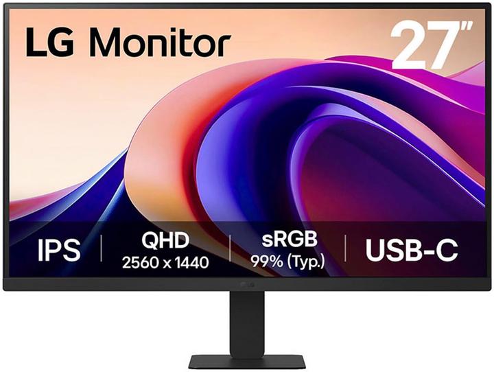 LG 27" 27UA631A-B QHD IPS Monitor HDMI USB-C 16:9 (2560 x 1440 Pixel, 27")
