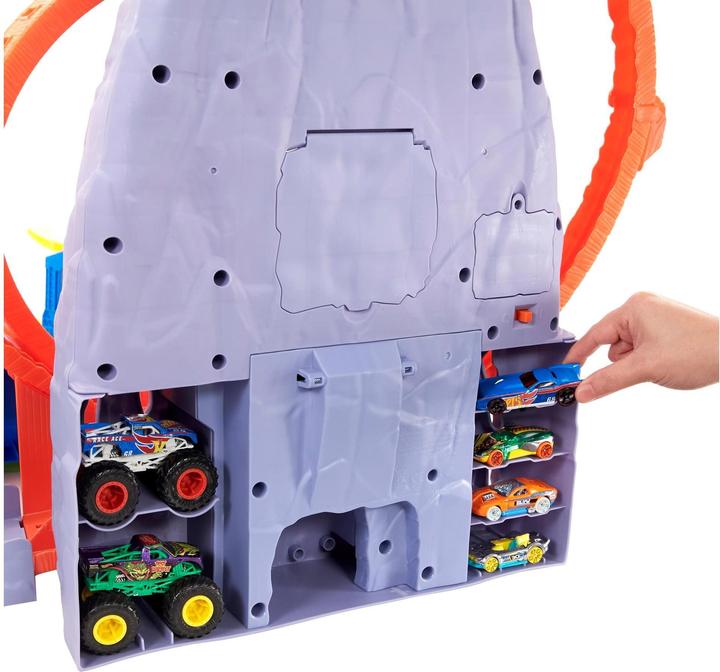 Produktbild Hot Wheels Monster Trucks Vulkan Arena Spielset