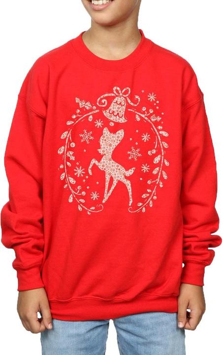 Produktbild Disney Bambi Christmas Wreath Sweatshirt Jungen (140, 146)