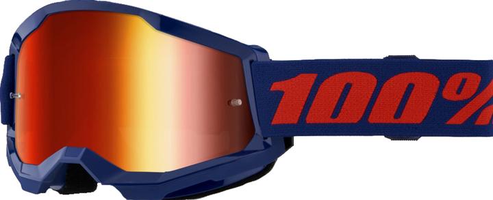 Navy - Lentille rouge miroir