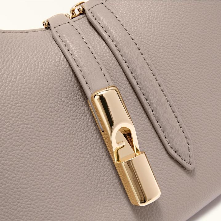 Produktbild Furla drop s linen leather shoulder bag