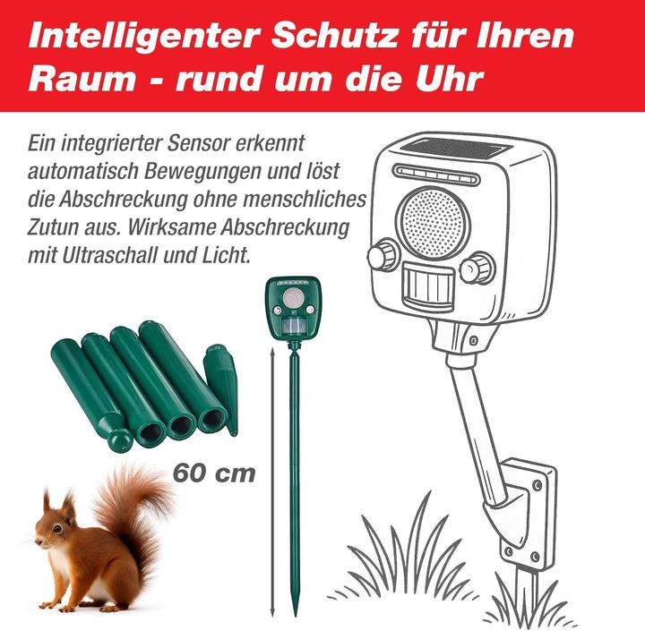 Produktbild Swissinno Ultraschall Tiervertreiber PRO