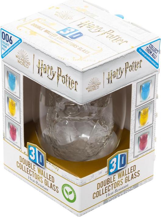 Image du produit Pyramid Harry Potter 3D verre Hedwig (0.25 l)