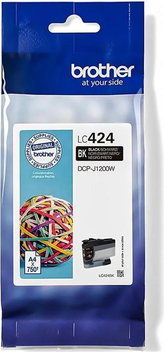 Brother LC-424BK Tintenpatrone – Schwarz (BK)