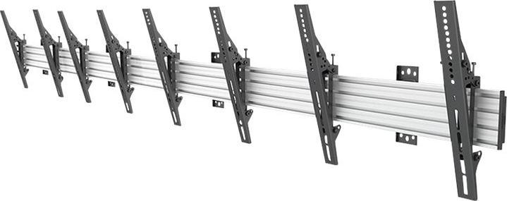 Produktbild Neomounts PRO NMPRO-WMB4 - Klammer - für 4 LCD-Anzeigen - Schwarz - Bildschirmgr (Wand, 30 kg, 32" - 55")