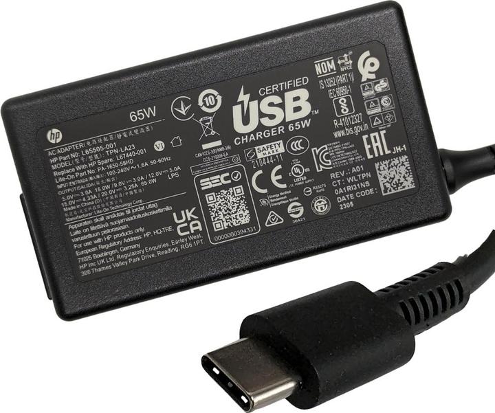 Produktbild HP 65W USB-C AC power adapter (65 W)