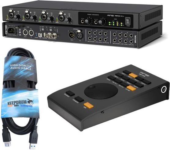 RME Audio Interface Fireface 802 FS AE mit Fernbedienung und Verlängerung