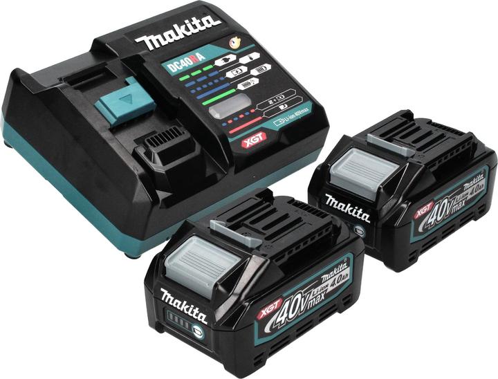 Immagine prodotto Makita BO 004 CGM201 Levigatrice rotorbitale a batteria 40 V max. 150 mm 3,0 mm di corsa Brushless + 2x (Levigatrici rotorbitali)