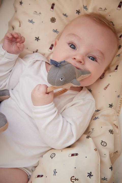 Image du produit Filibabba Jouets d'activité - Willie la baleine Hochet Grey