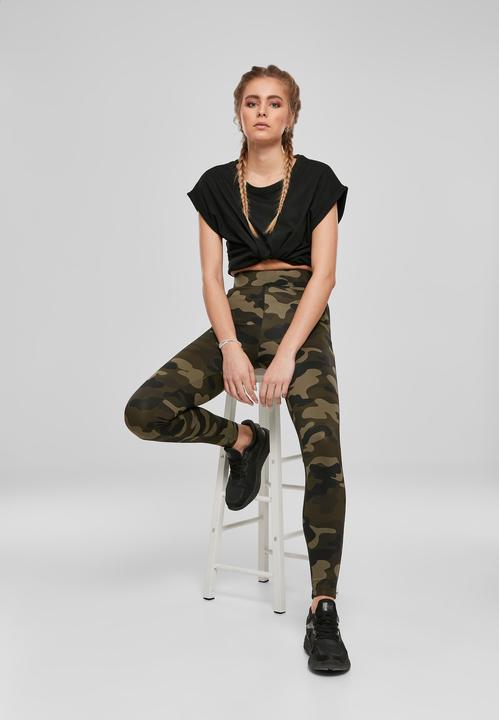 Actual product image Urban Classics Ladies High Waist Camo Tech Leggings (3XL)