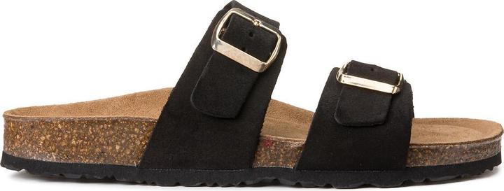 Produktbild La Redoute Collections Pantoletten mit 2 Riemen aus Veloursleder (37)