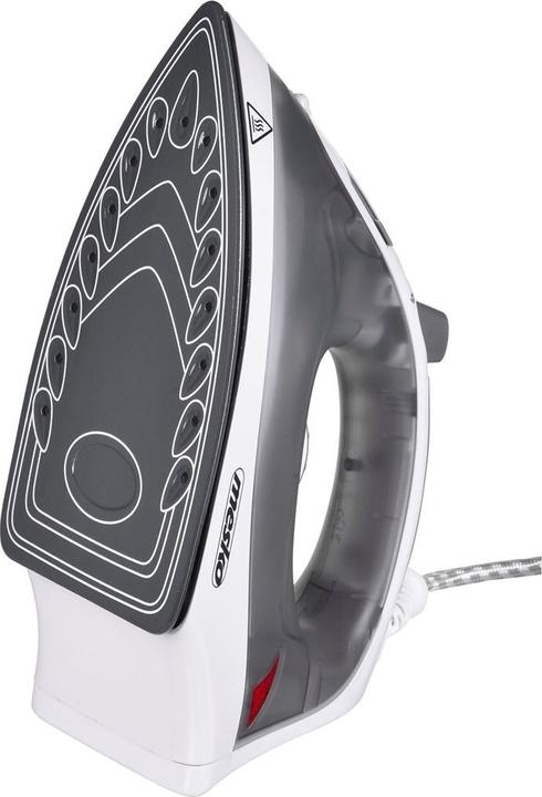 Image du produit Mesko MS 5037 Fer à vapeur, 2800 W, Capacité du réservoir d'eau 170 ml, Vapeur continue 35 g/min, Gris (2200 W, 65 g/min)