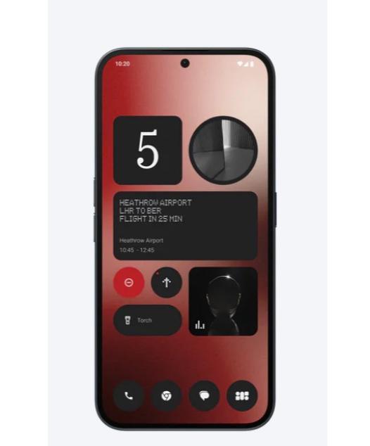 Actual product image Nothing Phone (2a) (128 GB, Black, 6.70", Dual SIM, 5G)