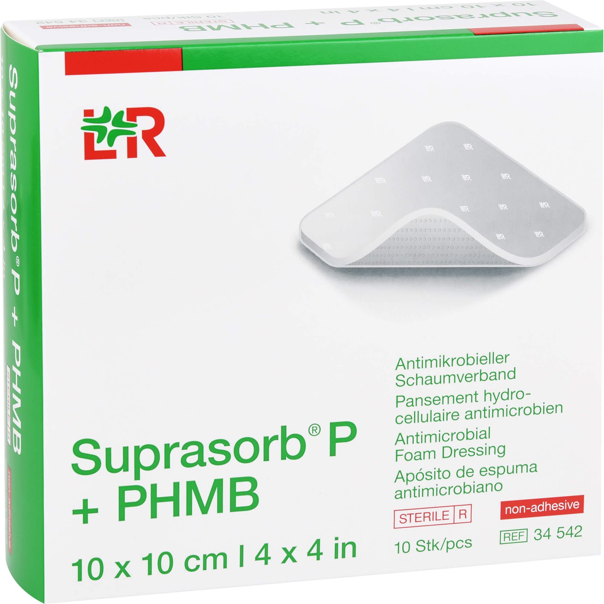Thumbnail - Suprasorb, Pflaster, P + PHMB antimikrobieller Schaumverband 10x10cm (10 x)