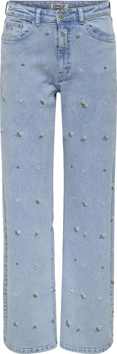 Only ONLJUICY Hohe Taille Weiter Beinschnitt Jeans Jeans mit weitem Bein (W27/L34)