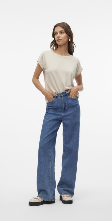 Image du produit Vero Moda Vmlava Glitter Ss Top Stripe Ga (S)