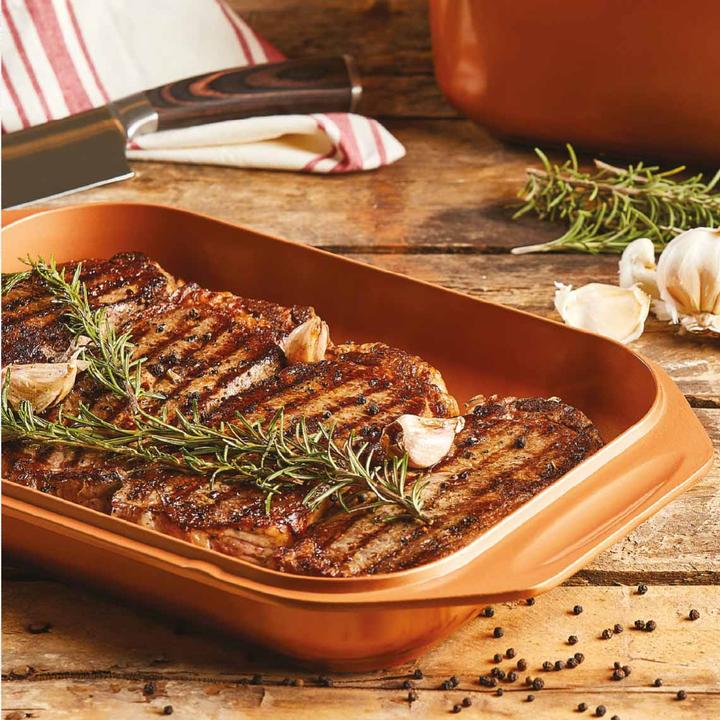 Actual product image Livington Copperline Wonder Cooker (Casserole + Stewpot, Aluminium)
