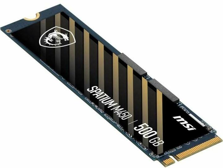 Actual product image MSI SSD SPATIUM M450 PCIE 4.0 NVME M.2 500GB V (500 GB, M.2 2280)