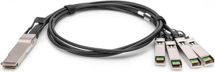 Image du produit Digitus Câble DAC (Direct Attach Copper), 1x QSFP+ 40G vers 4x SFP+, 5 m (CAT6, 5 m)