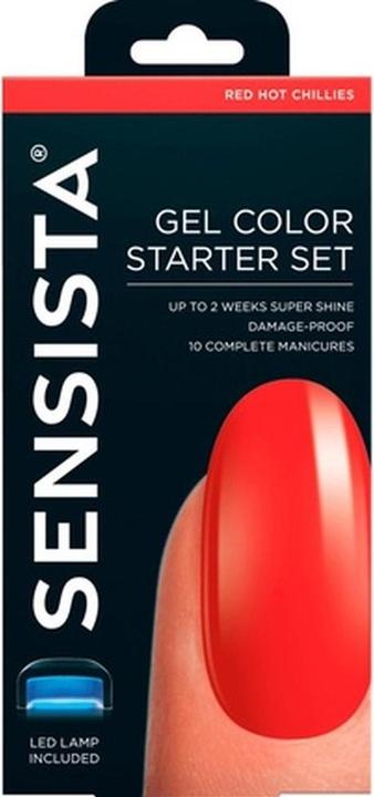 Produktbild Sensista Gel Color Starter Set Red Hot Chilis - Rot (Rot, Gel-Effekt Nagellack)