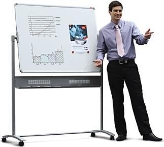 Image du produit Nobo Tableau mobile Drywipe 1901029 1200X900mm (120 x 90 cm)