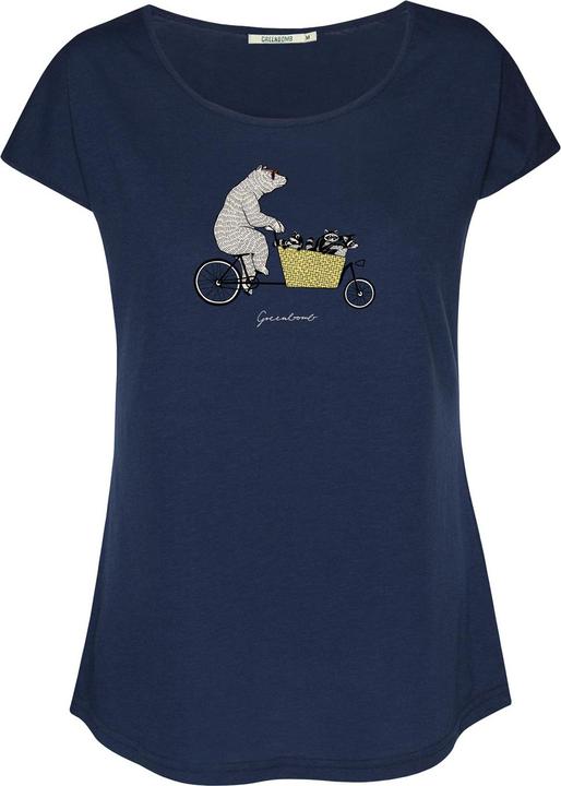 Image du produit Greenbomb Women's Bike Cargo Raccoon Cool T-Shirt (XL)