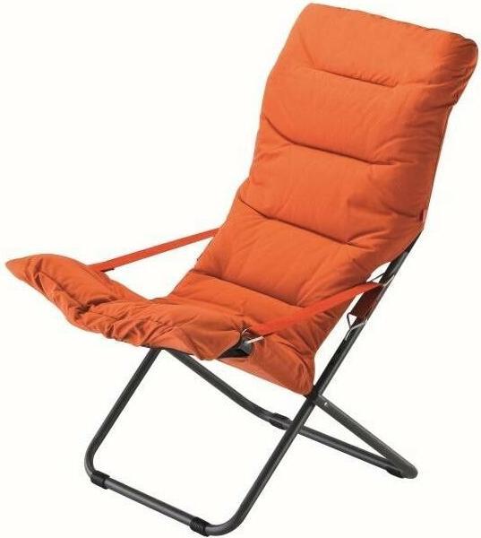 Anthracite-coloured frame - orange fabric