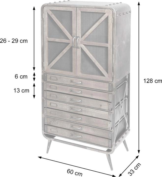 Produktbild MCW F91-W-K (126 x 38 x 128 cm)