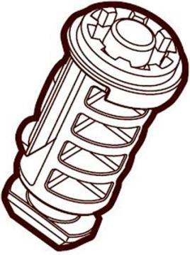 Image du produit Thule Cylindre de fermeture en plastique 2A