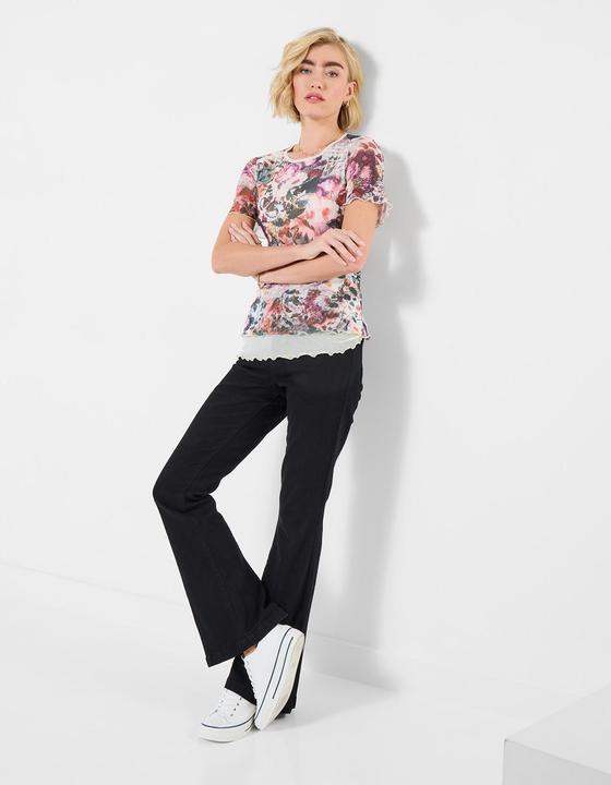 Produktbild Joe Browns Butterfly Mock Layer Short Sleeve Mesh Top (46)