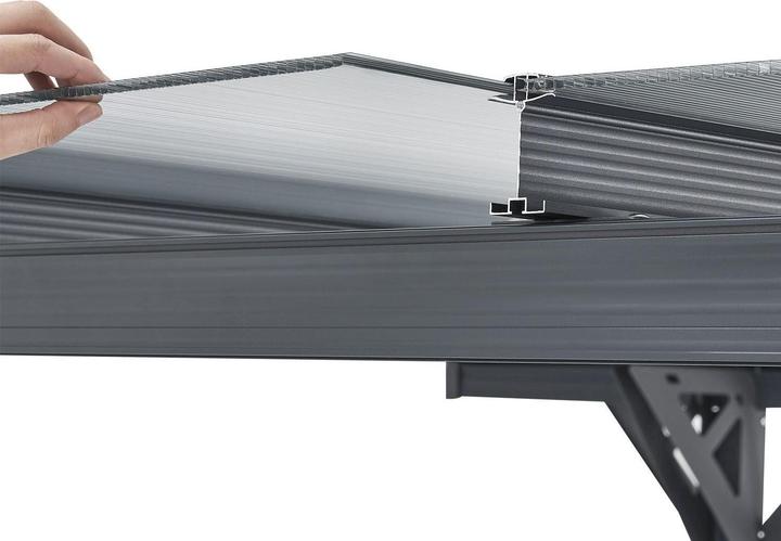 Actual product image Juskys Carport with flat roof