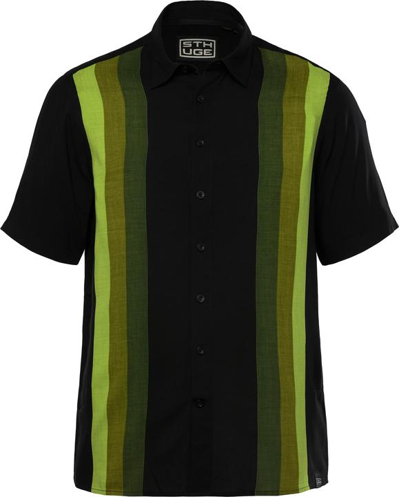 Produktbild Sthuge Streifenhemd, Halbarm, Kentkragen, kastiger Fit (XL)