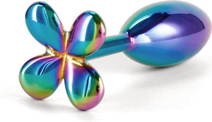 Actual product image NS Novelties Rear Assets Clover Multicolour anal plug 9.2 cm