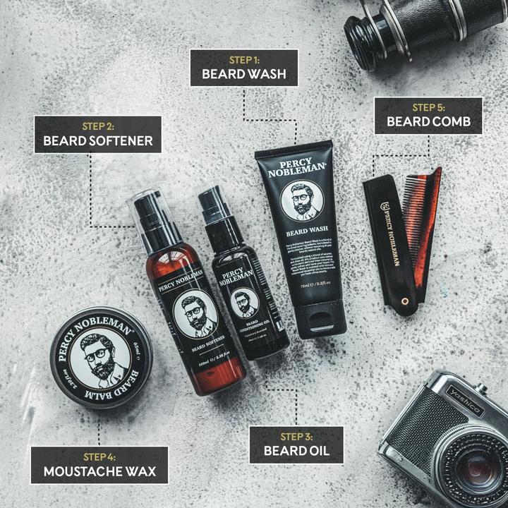 Produktbild Percy Nobleman Complete Beard Care Kit gift set