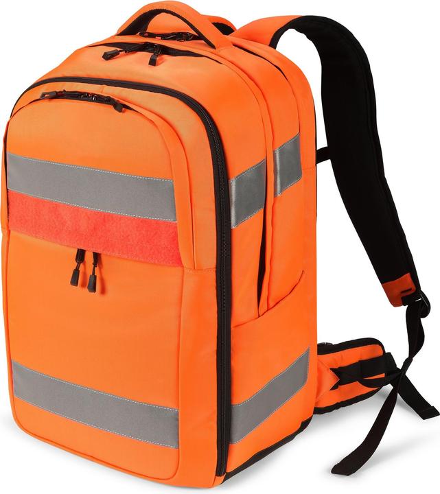 Actual product image Dicota Backpack HI-VIS 32-38 Litre Orange (32 l)
